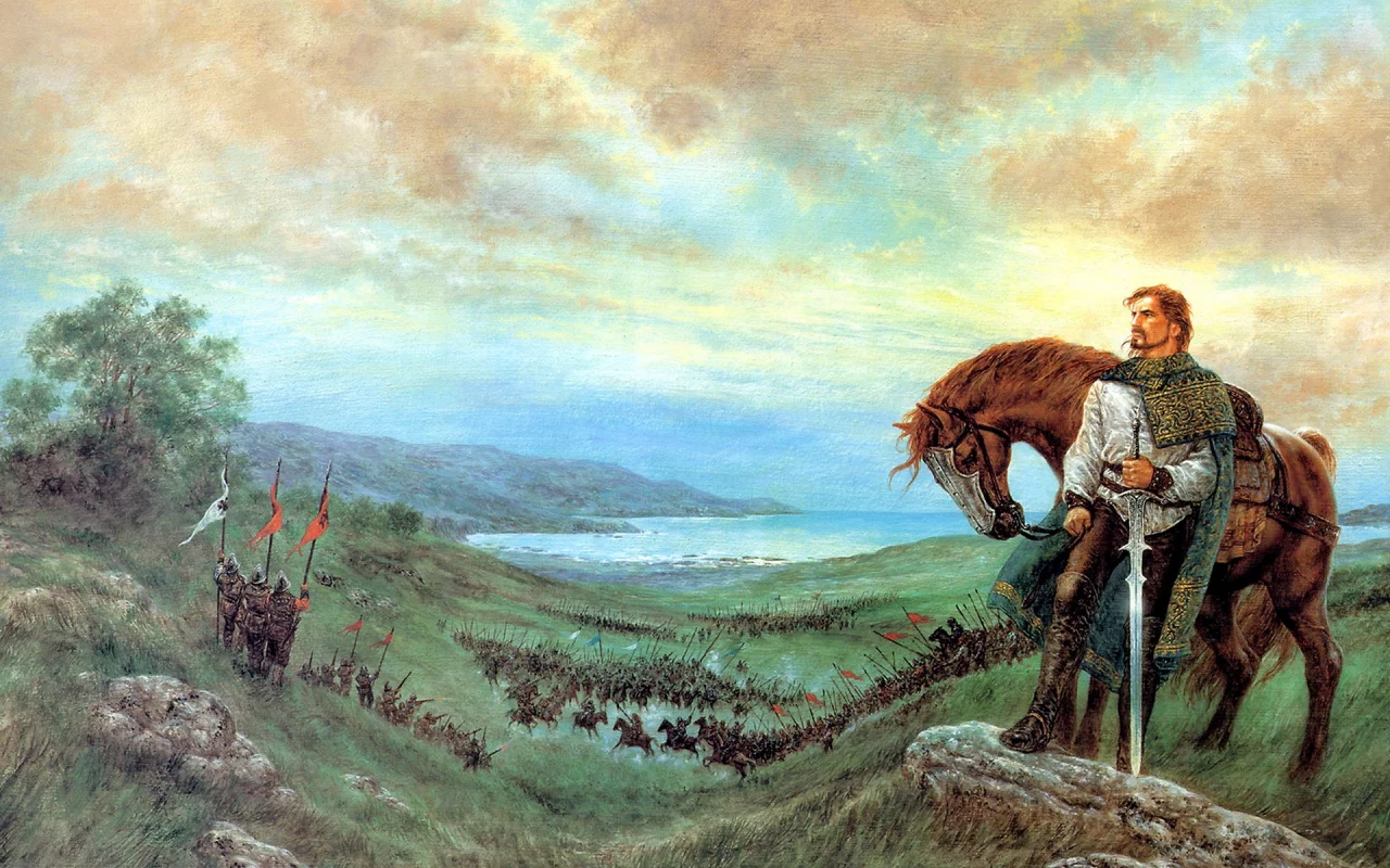 пейзаж, природа, всадник