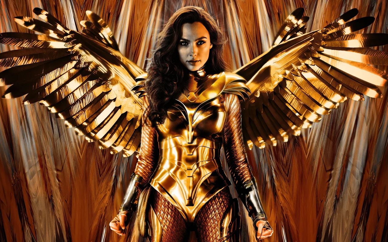 wonder woman 1984, девушка, крылья