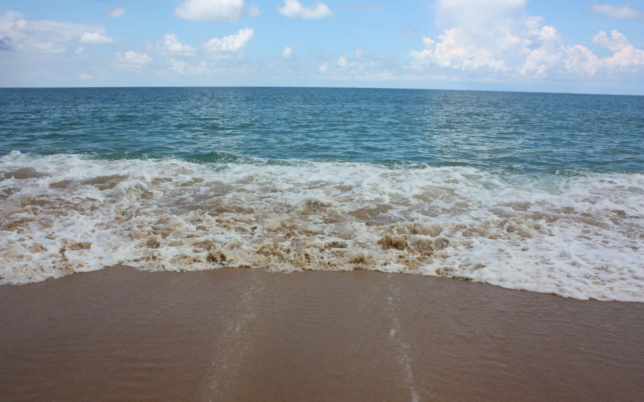 море, берег, прибой
