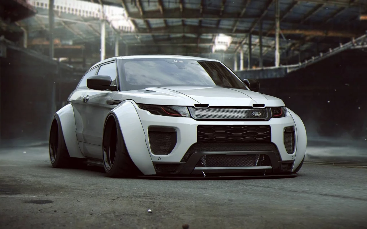 auto, range rover, evoque