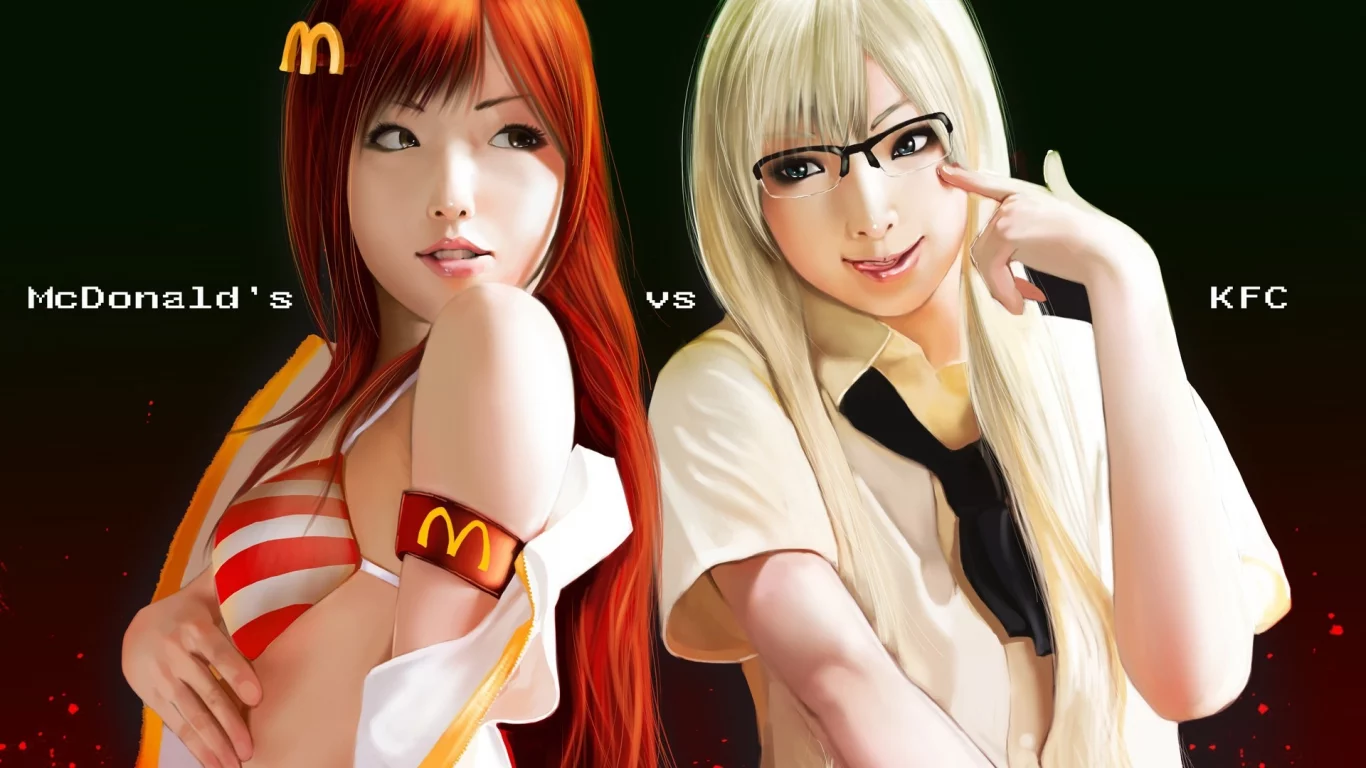makdonals, kfc