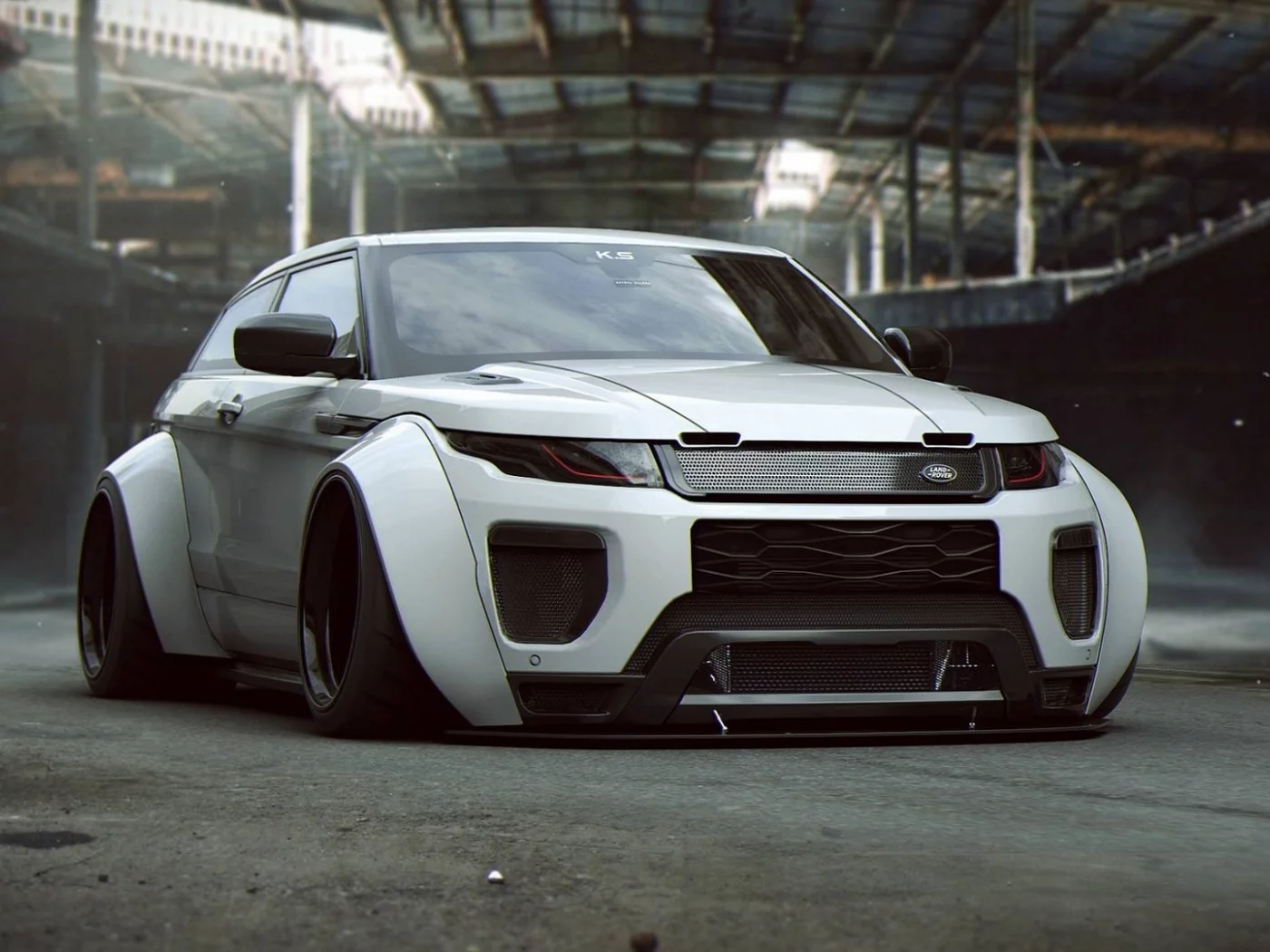 auto, range rover, evoque