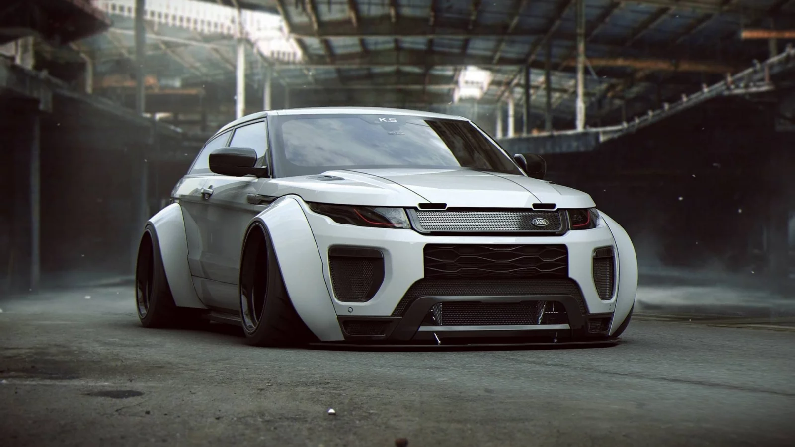 auto, range rover, evoque