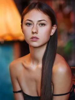 девушка, взгляд