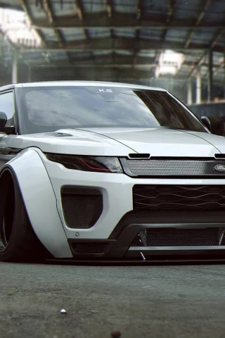 auto, range rover, evoque