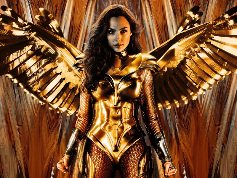 wonder woman 1984, девушка, крылья
