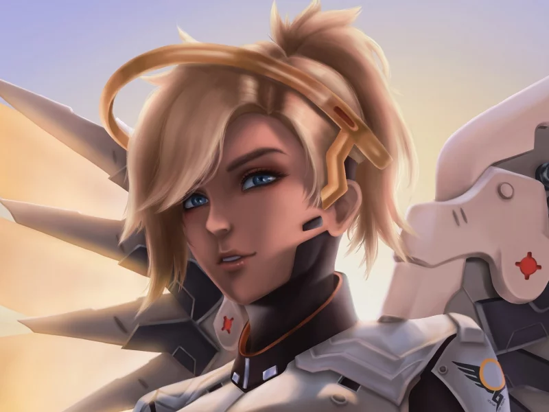 overwatch, девушка