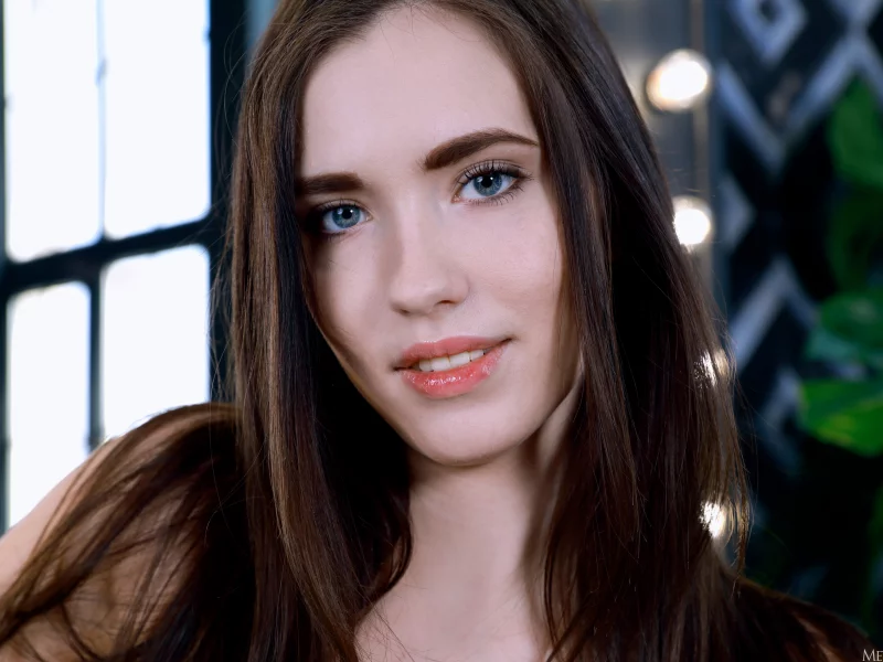 девушка, взгляд красивая