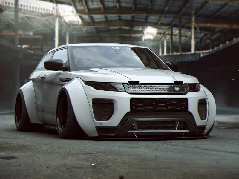 auto, range rover, evoque
