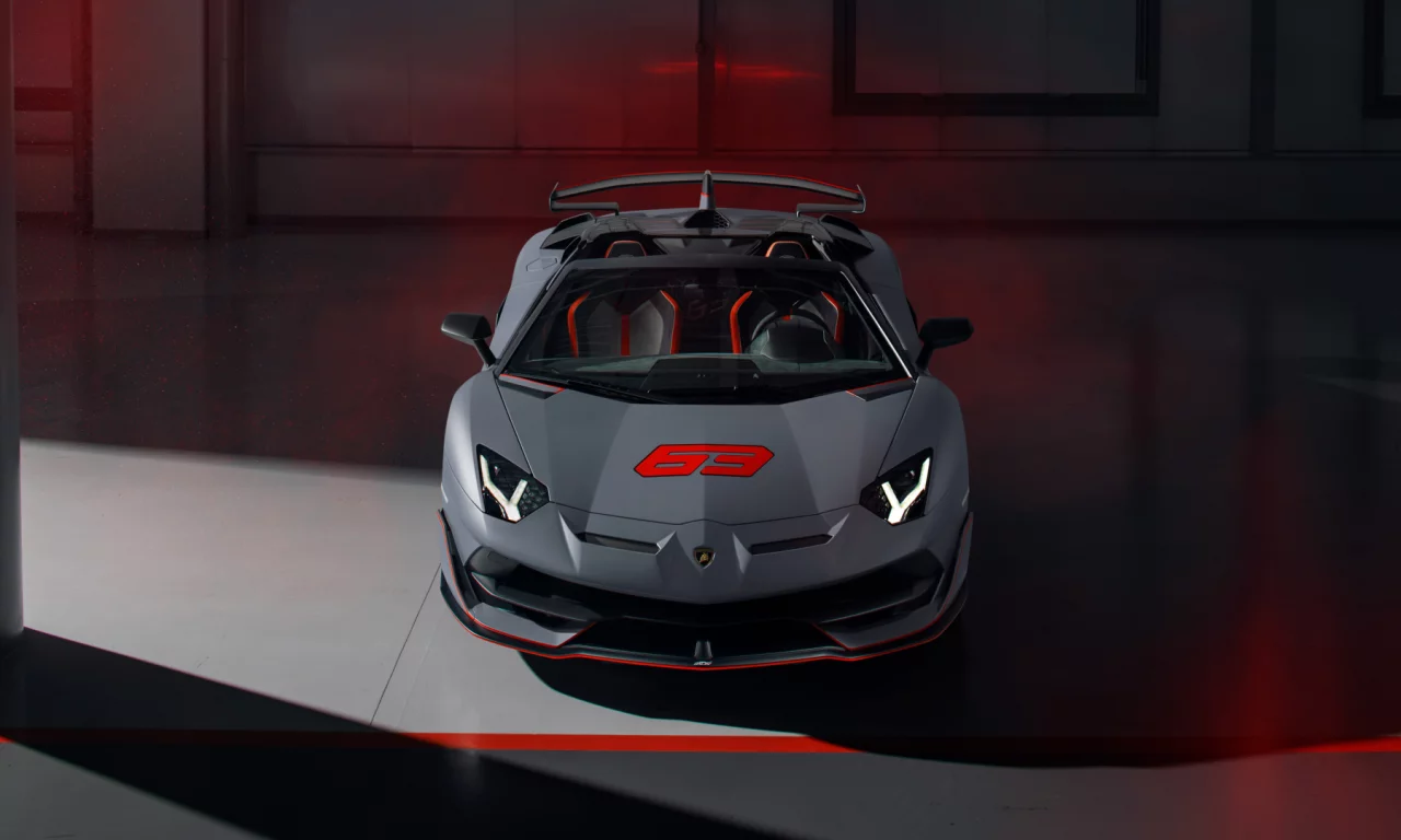 auto, lamborghini, aventador, roadster
