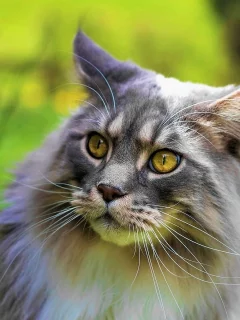 кот, взгляд, животное