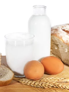 хлеб, молоко, яйца