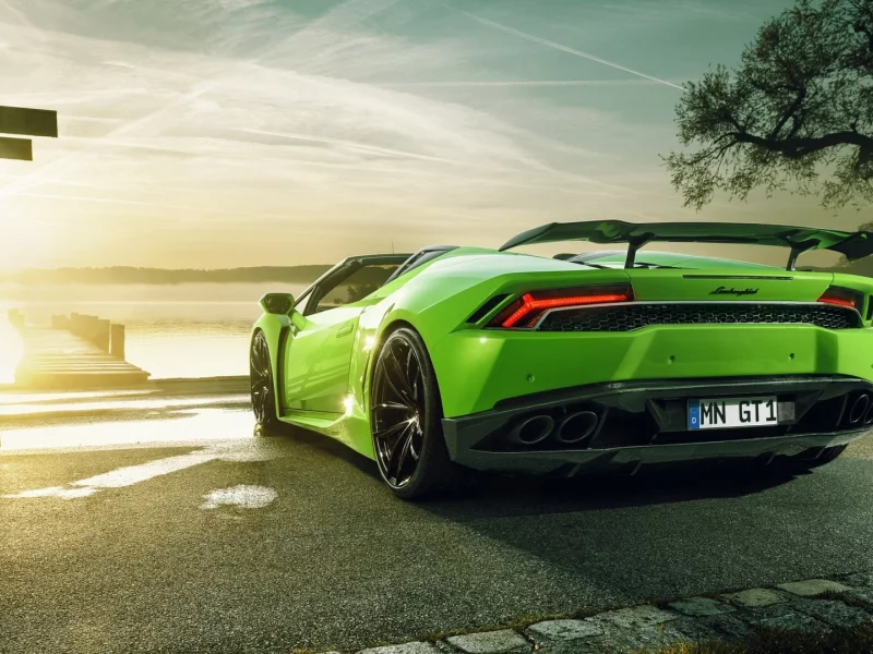 auto, lamborghini huracan, spyder