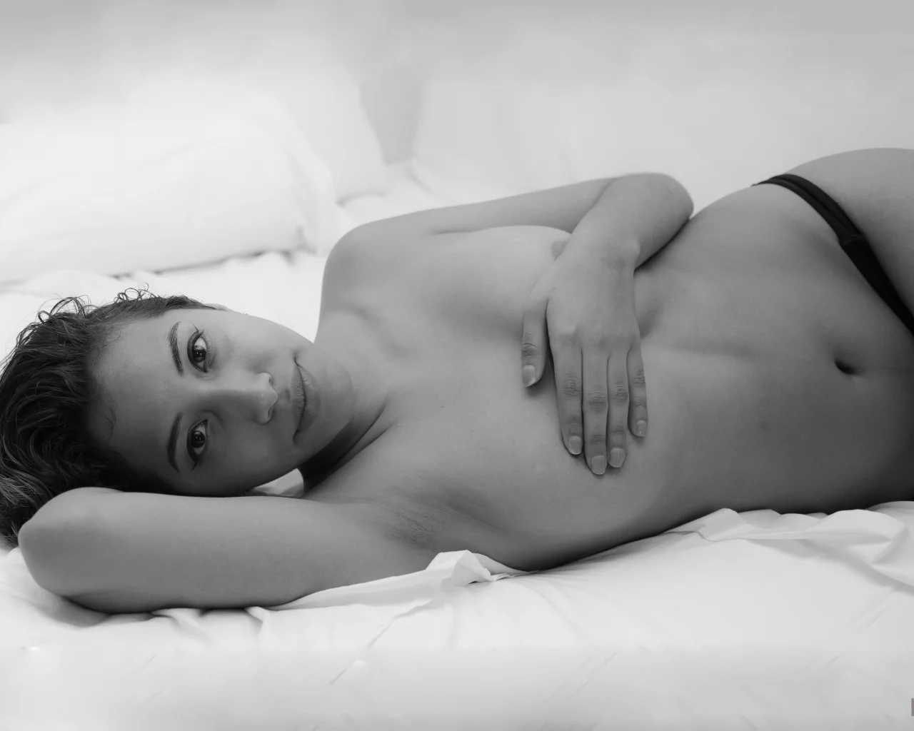 евушки, брюнетка, nude