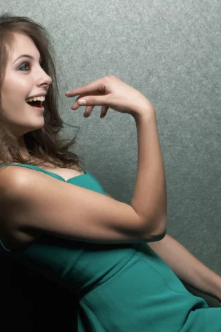 девушка, милая, симпатичная, улыбка, willa holland