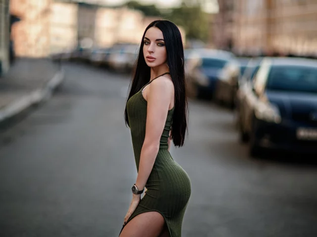 девушка, милая, симпатичная, брюнетка