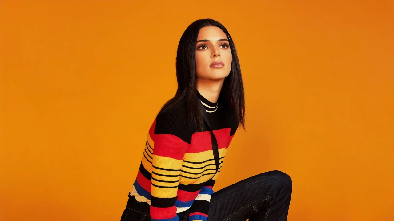 девушка, брюнетка, kendall jenner