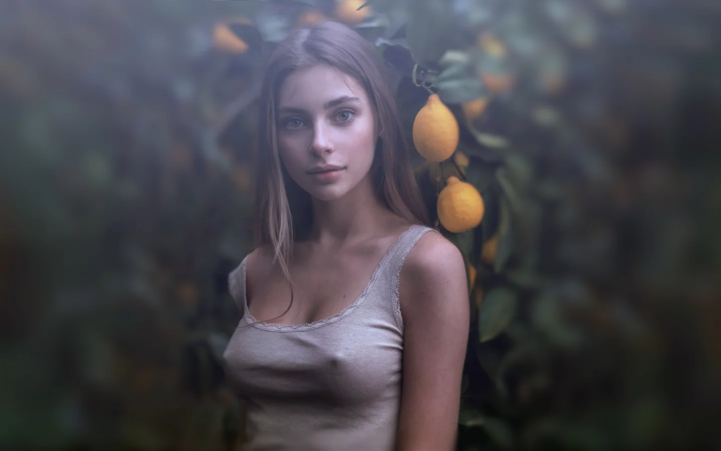 девушка, милая, симпатичная, портрет