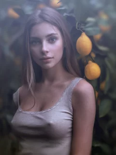 девушка, милая, симпатичная, портрет