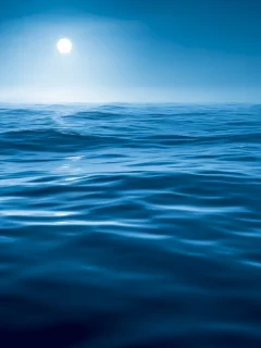 море, небо, солнце, горизонт