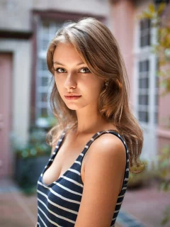 девушка, милая, симпатичная, портрет