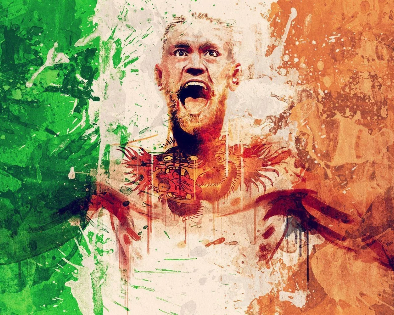 мужик, боец, конор макгрегор, conor mcgregor, тату