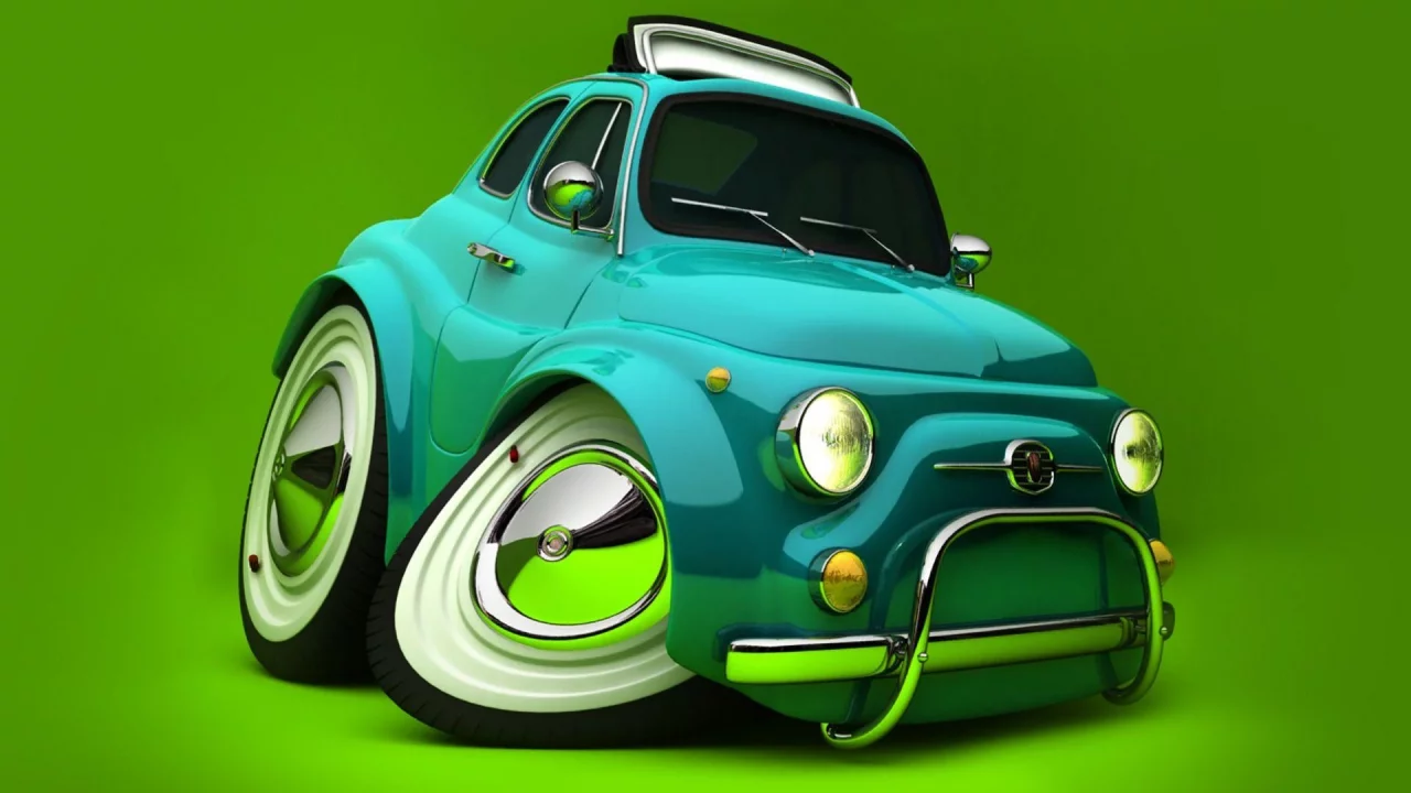 автомобиль, малолитражка, fiat 500
