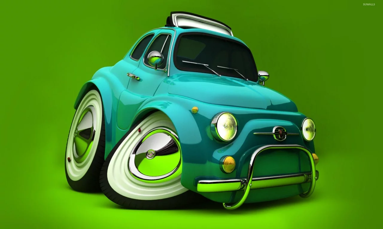 автомобиль, малолитражка, fiat 500