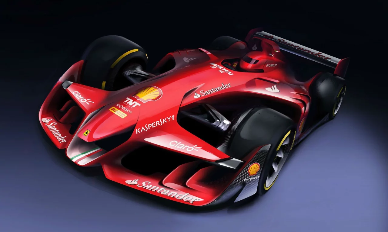 гоночный болид, формула 1, ferrari
