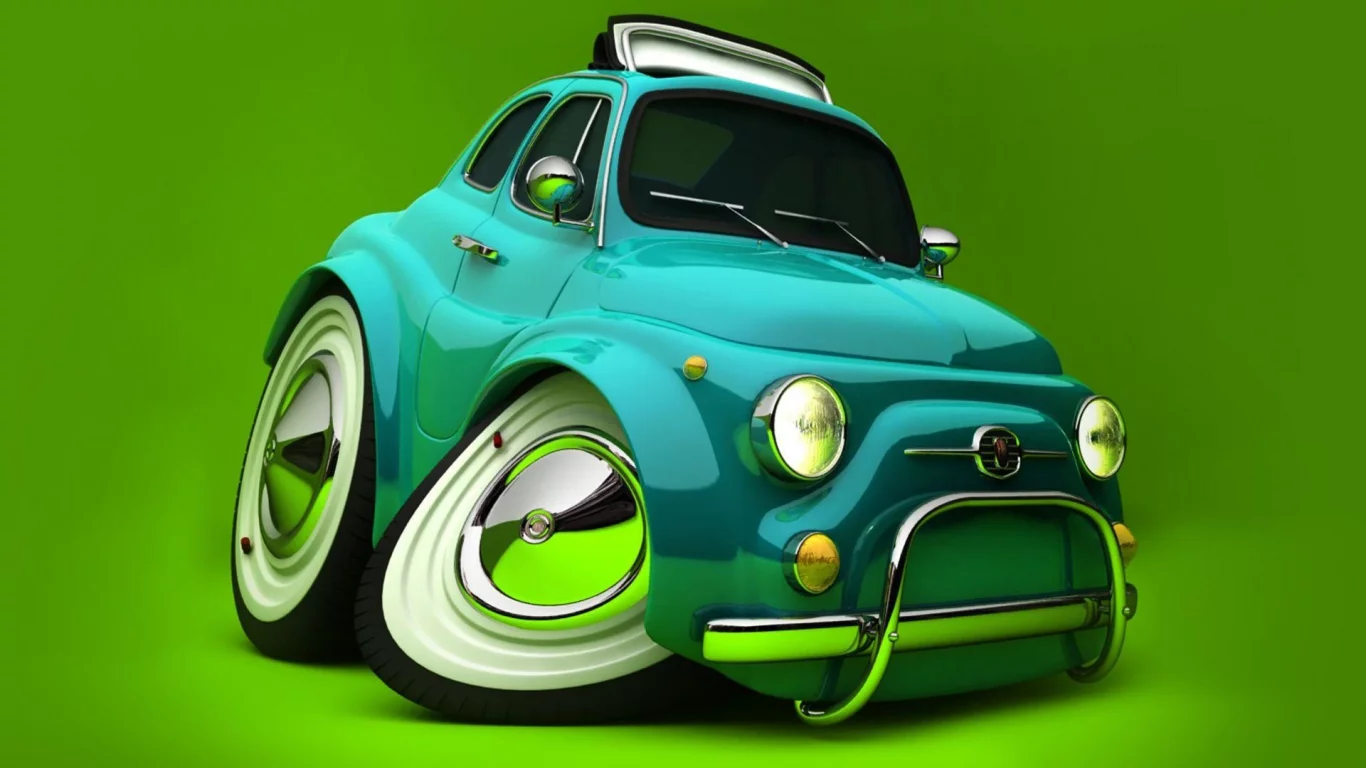 автомобиль, малолитражка, fiat 500