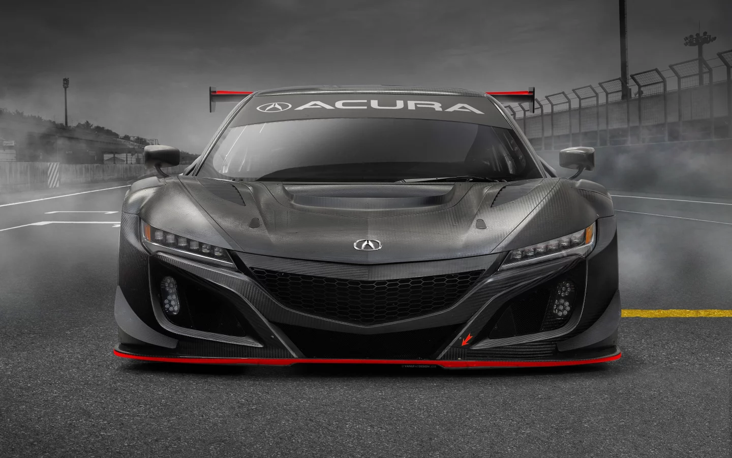 автомобиль, спорткар, acura nsx gt3