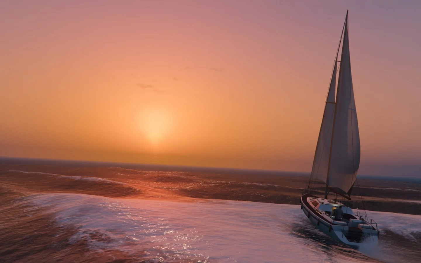 море, яхта