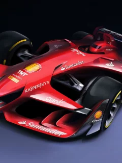 гоночный болид, формула 1, ferrari