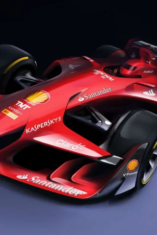 гоночный болид, формула 1, ferrari