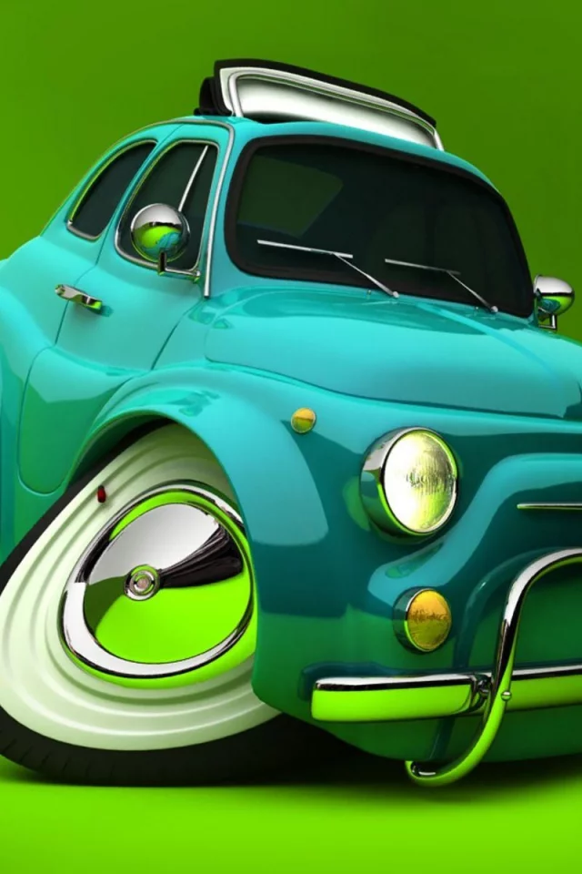 автомобиль, малолитражка, fiat 500
