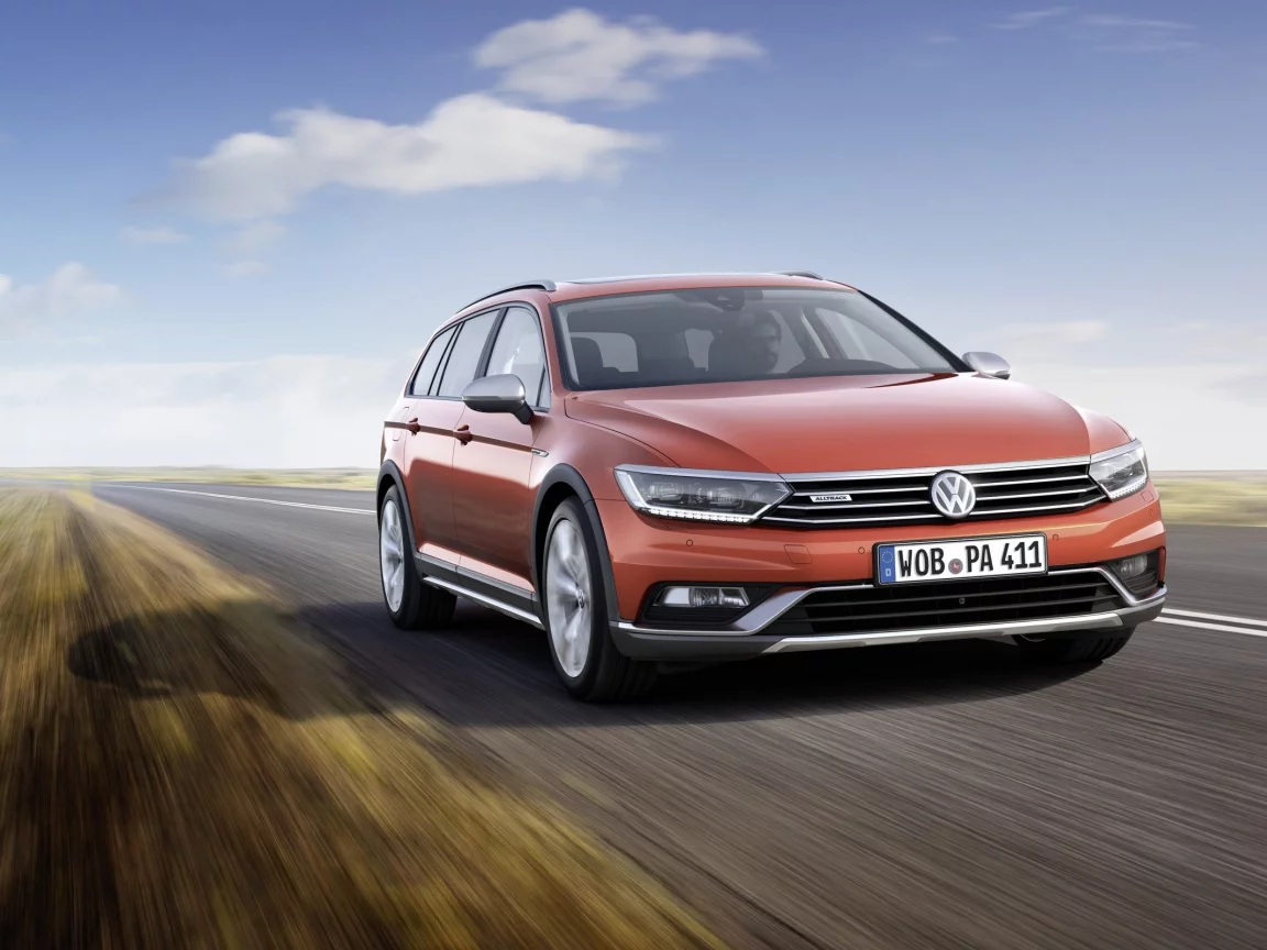 auto, volkswagen passat, alltrack