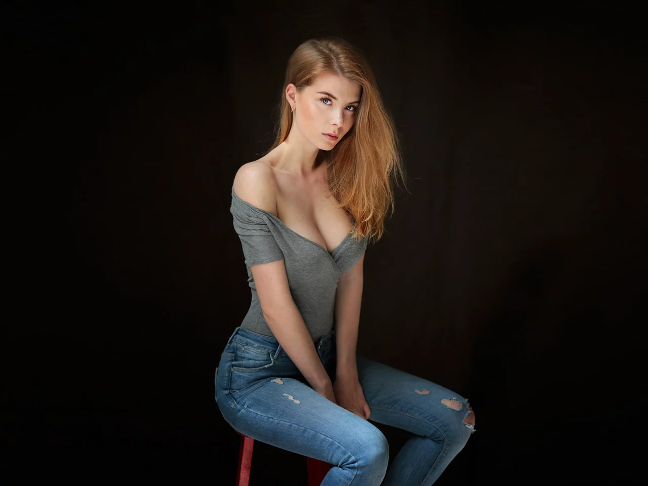 девушка, милая, симпатичная