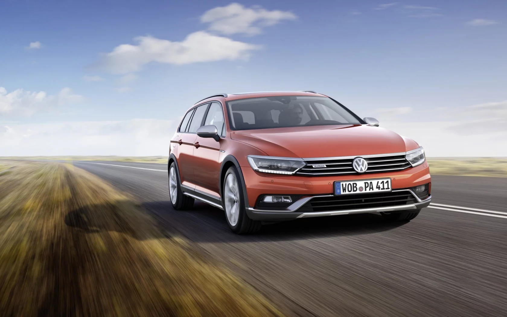 auto, volkswagen passat, alltrack