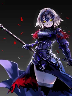 аниме, девушка, жанна д арк, joan of arc