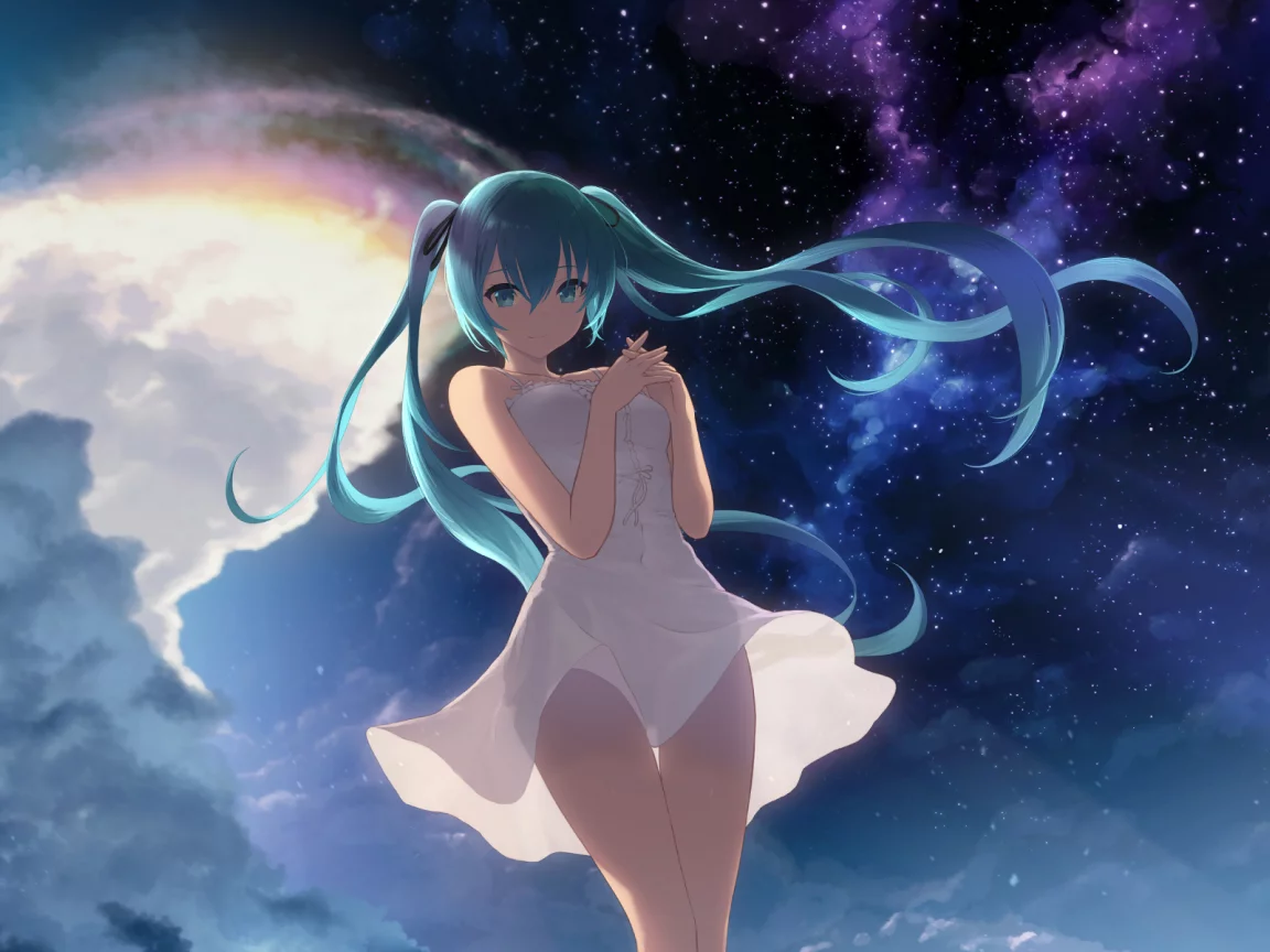anime, miku hatsune, vocaloid