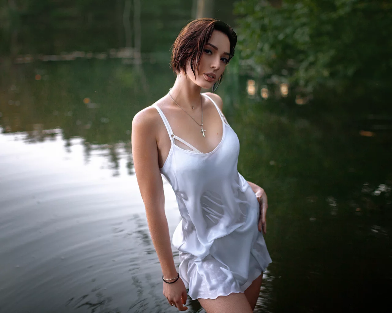 девушка, милая, симпатичная