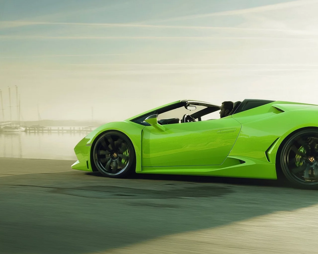 auto, lamborghini huracan, spyder