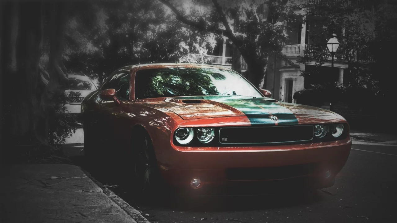 auto, dodge challenger srt