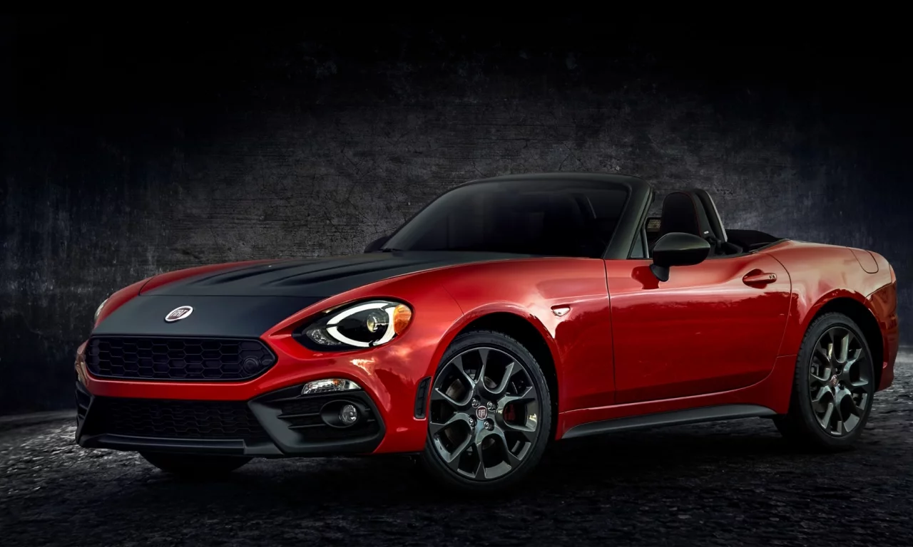 auto, fiat 124 spyder