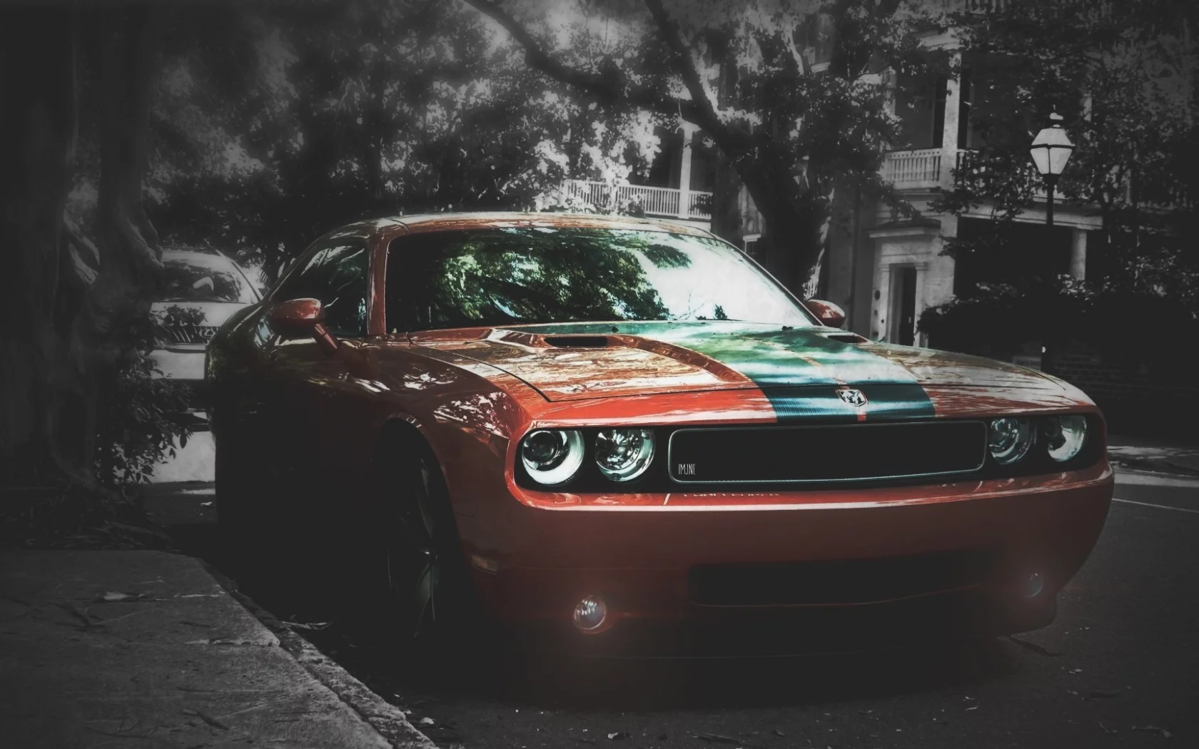 auto, dodge challenger srt