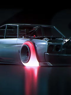 auto, chevrolet cyberpunk, concept