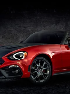 auto, fiat 124 spyder
