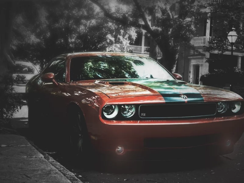 auto, dodge challenger srt
