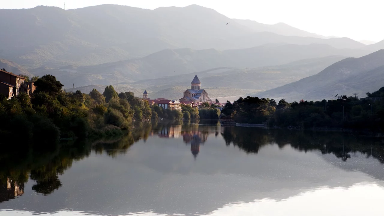 мцхета, грузия, день