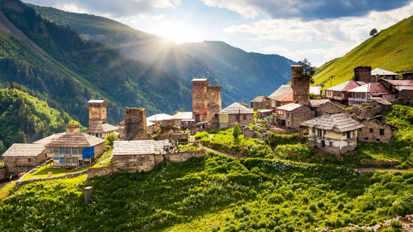 сванети, грузия, горы